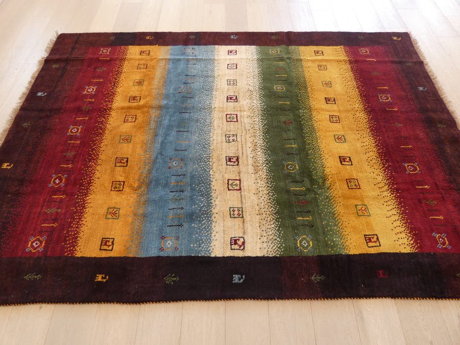Authentic Persian Hand Knotted Gabbeh Rug Size: 200 x 285cm - Rugs Direct