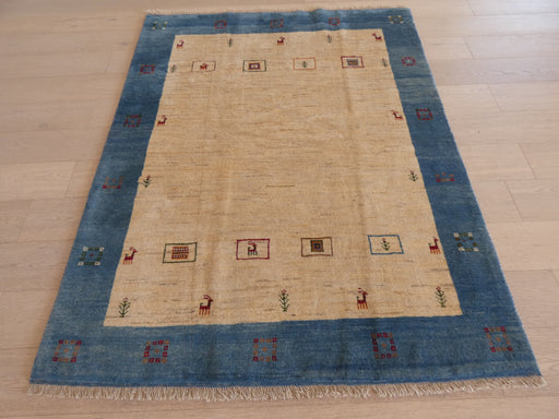 Authentic Persian Hand Knotted Gabbeh Rug Size: 152 x 191cm - Rugs Direct