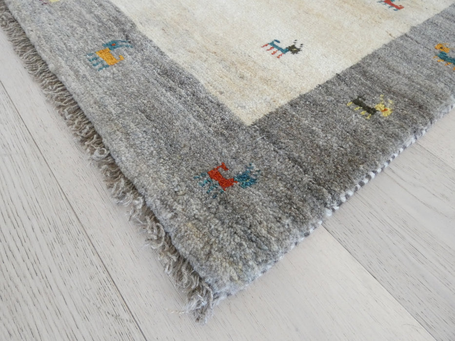 Authentic Persian Hand Knotted Gabbeh Rug Size:100 x 147cm - Rugs Direct