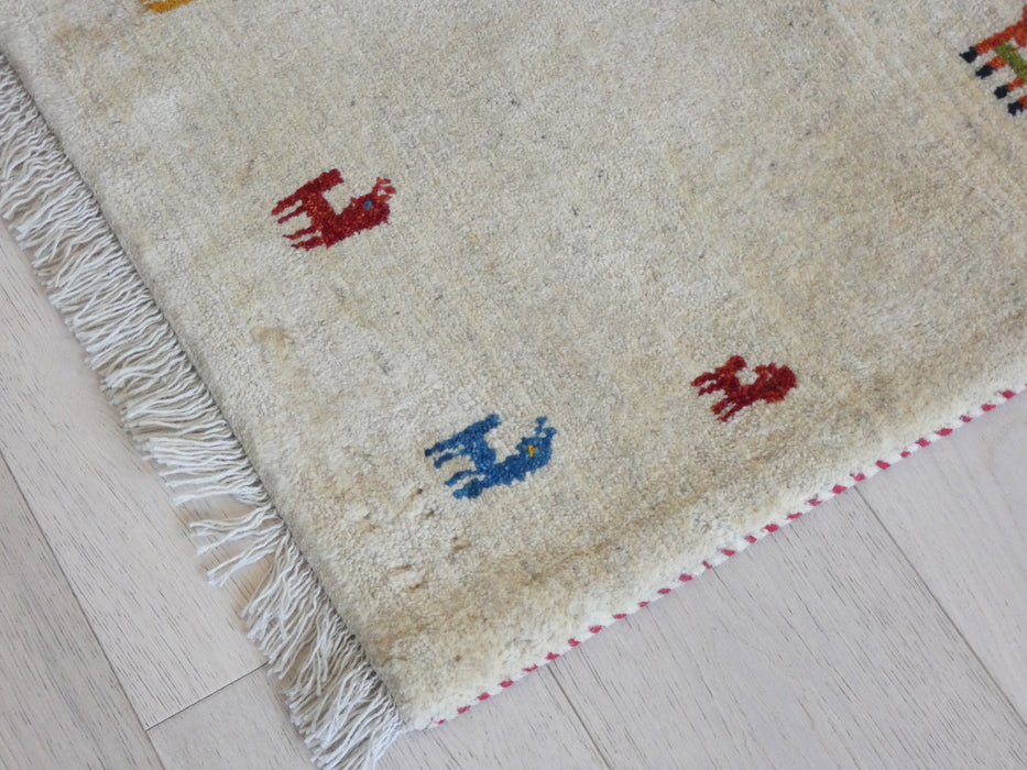 Authentic Persian Hand Knotted Gabbeh Rug Size: 101 x 155cm - Rugs Direct