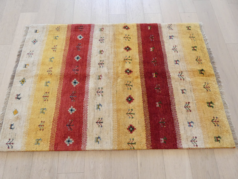 Authentic Persian Hand Knotted Gabbeh Rug Size: 120 x 175cm - Rugs Direct