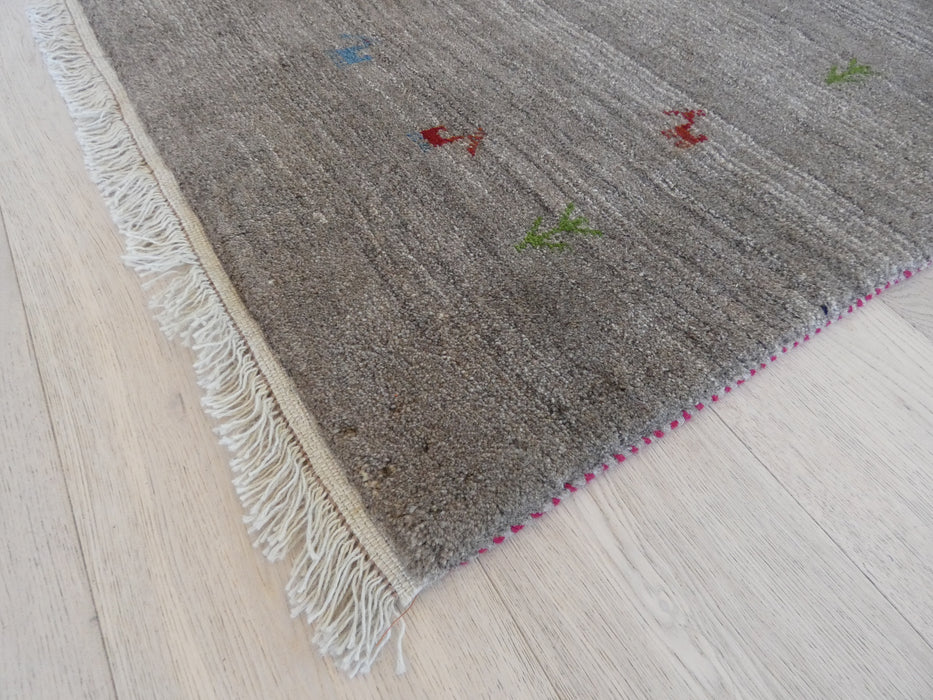 Authentic Persian Hand Knotted Gabbeh Rug Size: 77 x 200cm - Rugs Direct