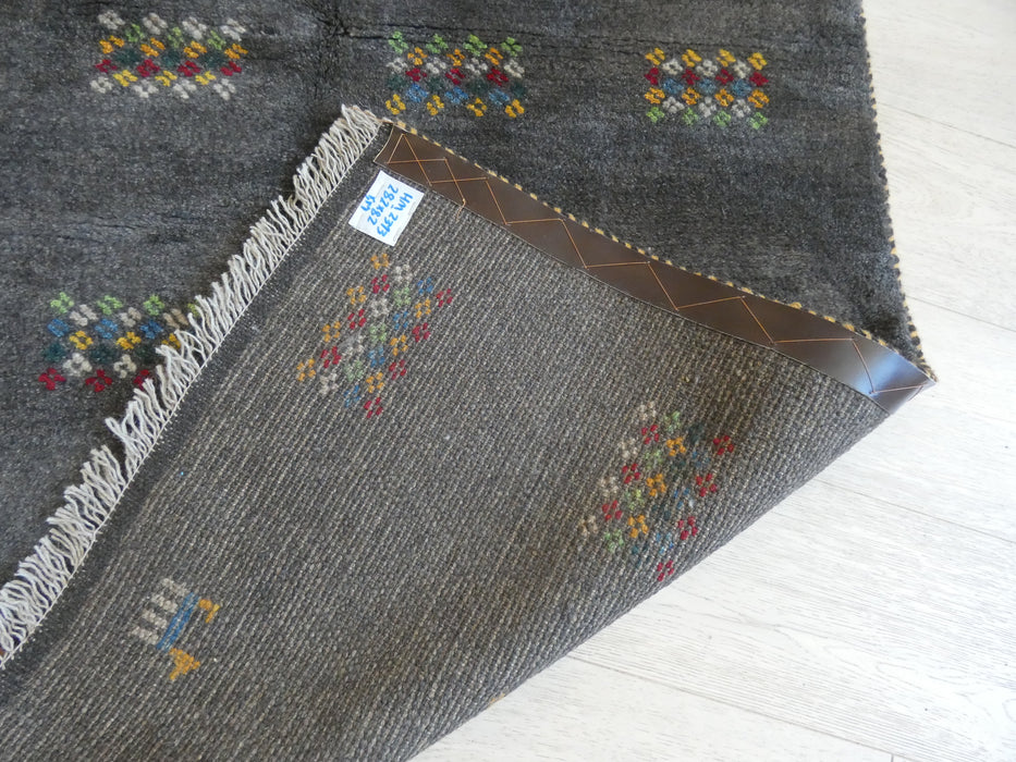 Authentic Persian Hand Knotted Gabbeh Runner Size: 80 x 280cm - Rugs Direct