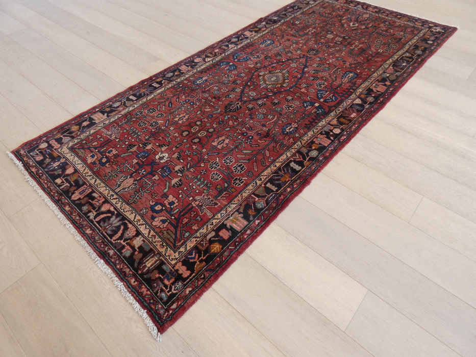 Persian Hand Knotted Hamadan Hallway Runner Size: 133 x 300cm - Rugs Direct