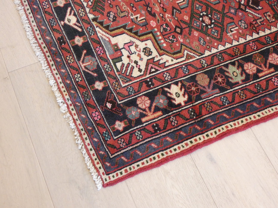 Persian Hand Knotted Hamadan Hallway Runner Size: 123 x 269cm - Rugs Direct