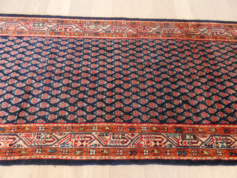 Persian Hand Knotted Ardabil Hallway Runner Size: 112 x 310cm - Rugs Direct