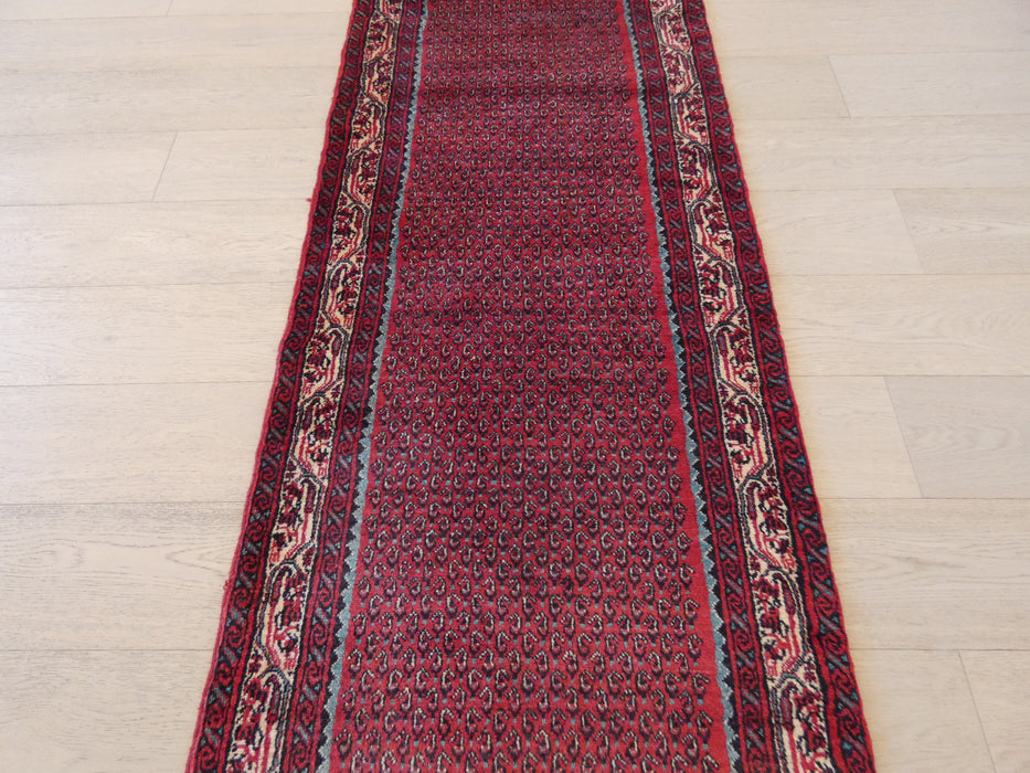 Persian Hand Knotted Sarouk Hallway Runner Size: 78 x 447cm - Rugs Direct