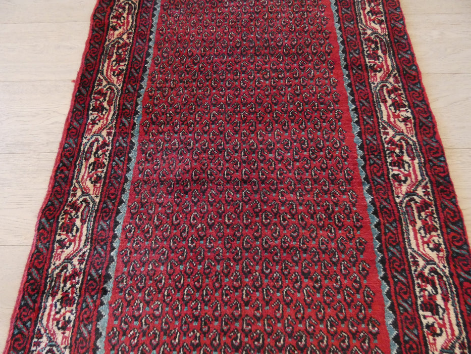 Persian Hand Knotted Sarouk Hallway Runner Size: 78 x 447cm - Rugs Direct