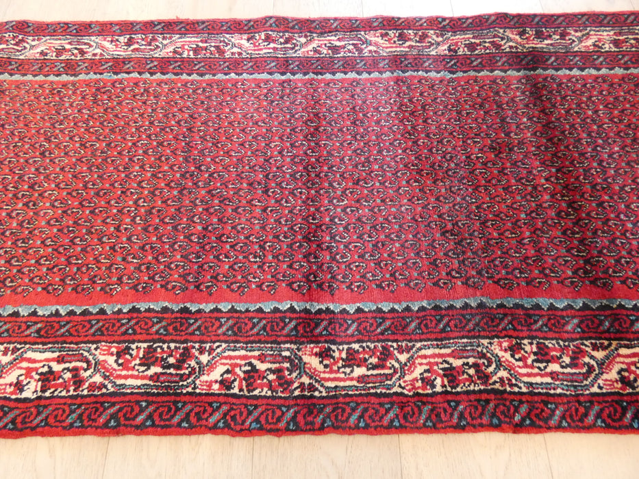 Persian Hand Knotted Sarouk Hallway Runner Size: 78 x 447cm - Rugs Direct