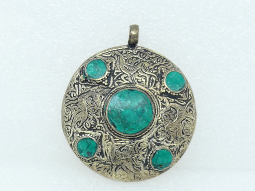 Afghan Necklace Pendant, Handmade and Traditional - Rugs Direct