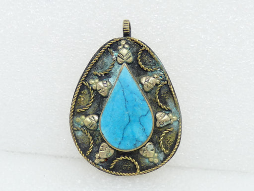 Afghan Necklace Pendant, Handmade and Traditional - Rugs Direct