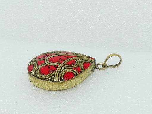 Nepalese Necklace Pendant, Handmade and Traditional - Rugs Direct