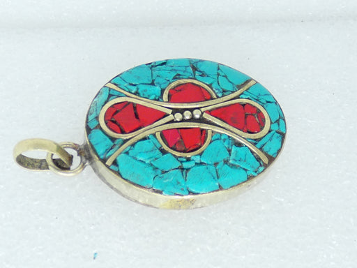 Nepalese Necklace Pendant, Handmade and Traditional - Rugs Direct