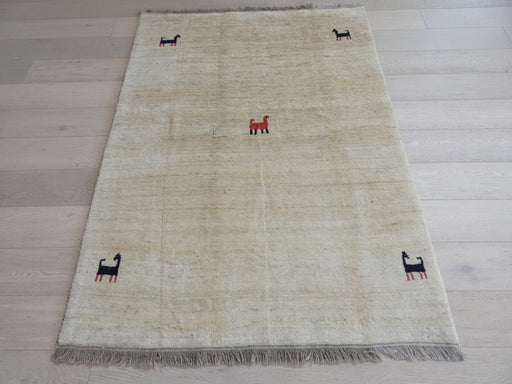 Authentic Persian Hand Knotted Gabbeh Rug Size: 141 x 193cm - Rugs Direct