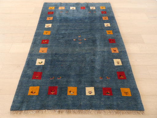 Authentic Persian Hand Knotted Gabbeh Rug Size: 141 x 198cm - Rugs Direct