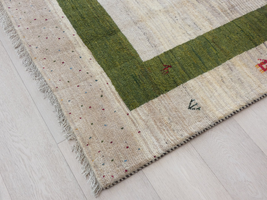 Authentic Persian Hand Knotted Gabbeh Rug Size: 145 x 201cm - Rugs Direct