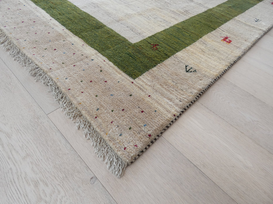 Authentic Persian Hand Knotted Gabbeh Rug Size: 145 x 201cm - Rugs Direct