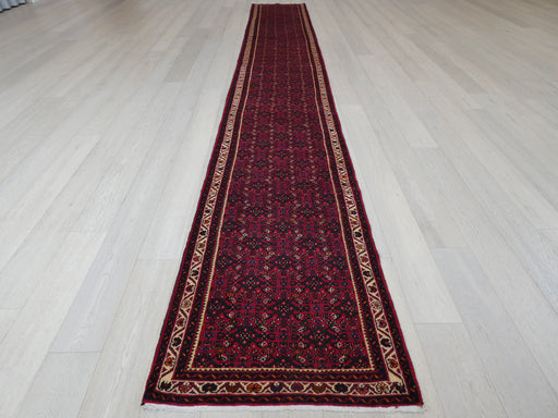 Persian Hand Knotted Hamadan Hallway Runner Size: 87 x 605cm - Rugs Direct