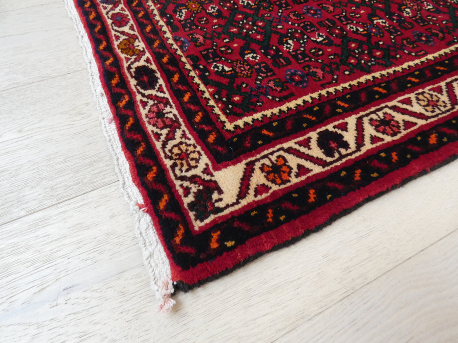 Persian Hand Knotted Hamadan Hallway Runner Size: 87 x 605cm - Rugs Direct