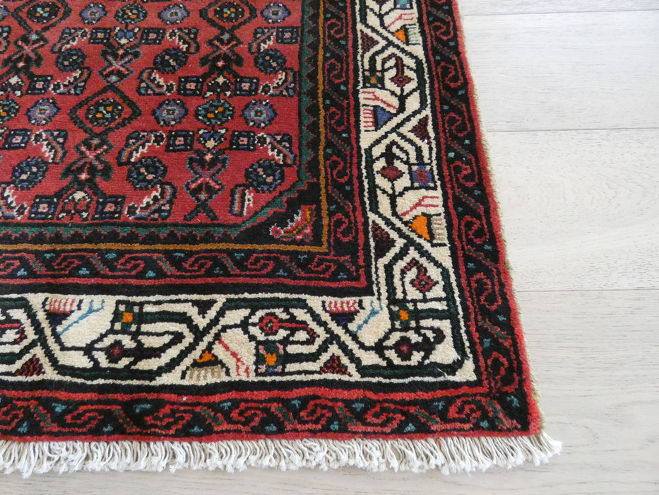 Persian Hand Knotted Hamadan Hallway Runner Size: 77 x 487cm - Rugs Direct