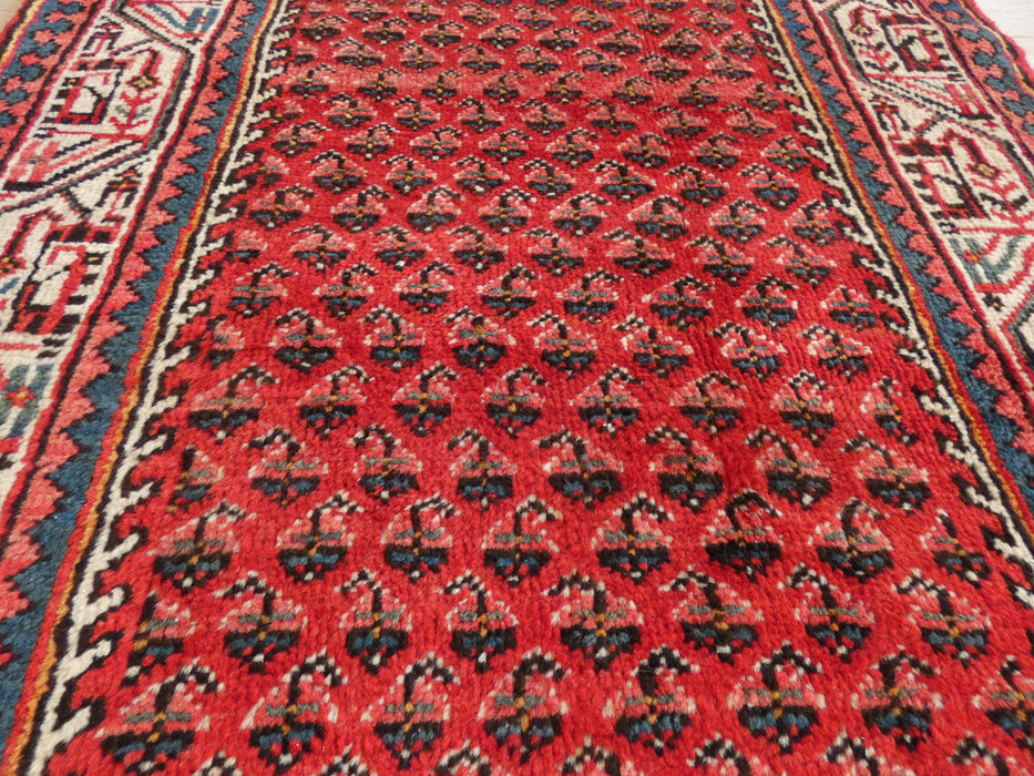 Persian Hand Made Boteh Mir Runner Size: 85 x 660cm - Rugs Direct