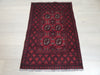 Afghan Hand Knotted Turkman Rug Size: 113 x 76cm - Rugs Direct