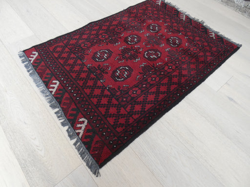 Afghan Hand Knotted Turkman Rug Size: 120 x 82cm - Rugs Direct