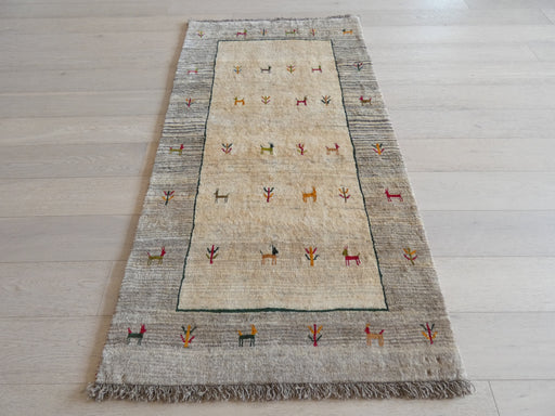 Authentic Persian Hand Knotted Gabbeh Rug Size: 103 x 195cm - Rugs Direct