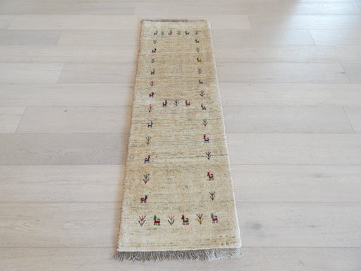 Authentic Persian Hand Knotted Gabbeh Rug Size: 160 x 53cm - Rugs Direct