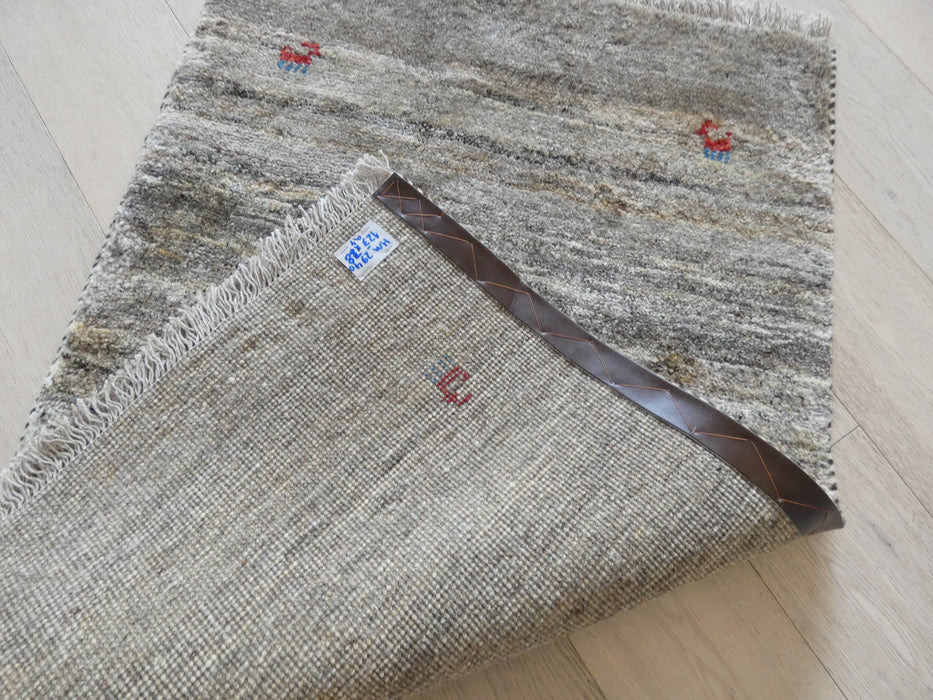 Authentic Persian Hand Knotted Gabbeh Rug Size: 120 x 77cm - Rugs Direct