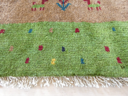 Hand Knotted Gabbeh Rug Size: 40 x 40 cm - Rugs Direct