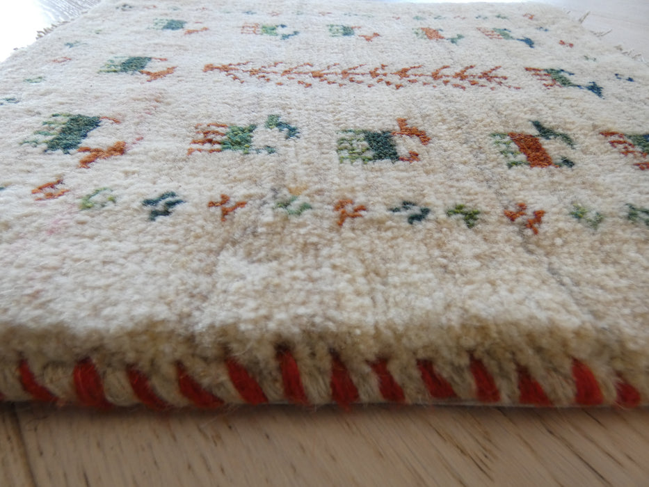 Hand Knotted Gabbeh Rug Size: 37 x 40 cm - Rugs Direct