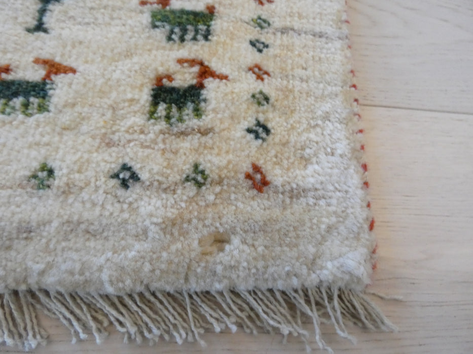 Hand Knotted Gabbeh Rug Size: 38 x 41 cm - Rugs Direct