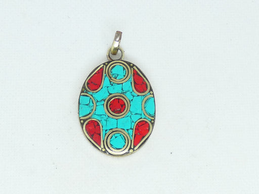 Nepalese Necklace Pendant, Handmade and Traditional - Rugs Direct