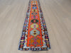 Vintage Hand Knotted Anatolian Turkish Hallway Runner Size: 393 x 88cm - Rugs Direct