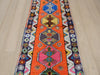 Vintage Hand Knotted Anatolian Turkish Hallway Runner Size: 393 x 88cm - Rugs Direct