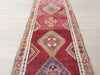 Vintage Hand Knotted Anatolian Turkish Hallway Runner Size: 411 x 101cm - Rugs Direct