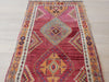 Vintage Hand Knotted Anatolian Turkish Hallway Runner Size: 411 x 101cm - Rugs Direct