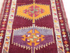 Vintage Hand Knotted Anatolian Turkish Hallway Runner Size: 370 x 93cm - Rugs Direct