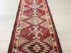 Vintage Hand Knotted Anatolian Turkish Hallway Runner Size: 368 x 96cm - Rugs Direct