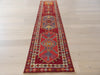 Vintage Hand Knotted Anatolian Turkish Hallway Runner Size: 346 x 86cm - Rugs Direct