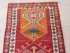 Vintage Hand Knotted Anatolian Turkish Hallway Runner Size: 346 x 86cm - Rugs Direct