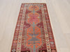 Vintage Hand Knotted Anatolian Turkish Hallway Runner Size: 420 x 86cm - Rugs Direct