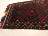 Large Afghan Hand Made Floor Cushion/ Pillow Cover Size: 118cm x 65cm - Rugs Direct