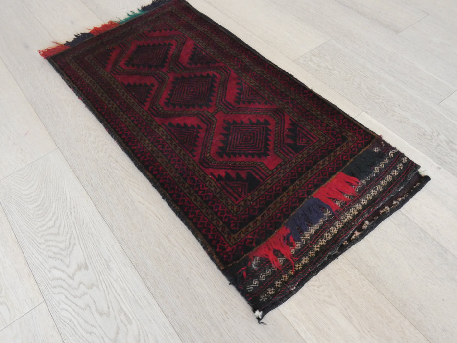 Large Afghan Hand Made Floor Cushion/ Pillow Cover Size: 109cm x 56cm - Rugs Direct