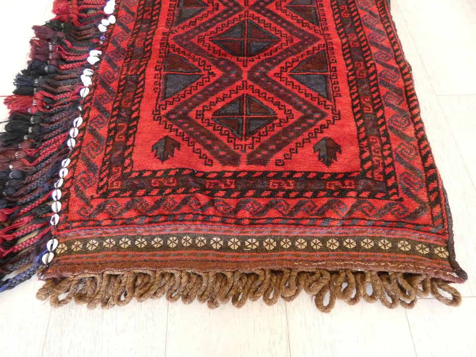 Large Afghan Hand Made Floor Cushion/ Pillow Cover Size: 111cm x 71cm - Rugs Direct