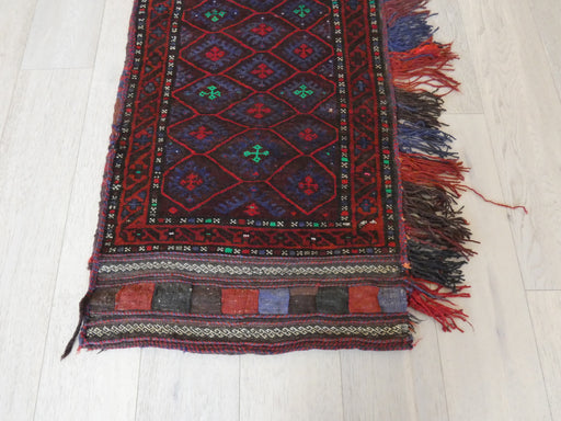 Large Afghan Hand Made Floor Cushion/ Pillow Cover Size: 109cm x 65cm - Rugs Direct
