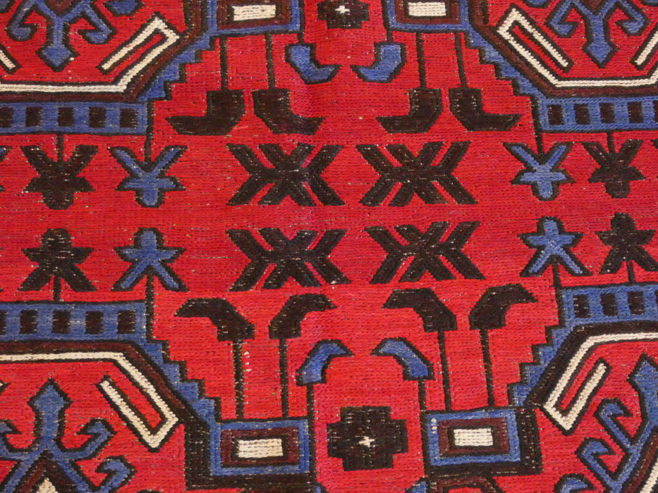 Stunning Handmade Afghan Design Saghari Kilim Rug 100% Wool Size: 281 x 196cm - Rugs Direct