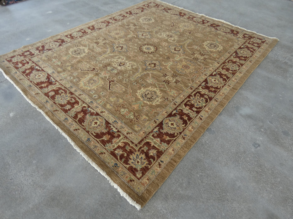 Afghan Hand Knotted Choubi Rug Size: 246 x 201cm - Rugs Direct