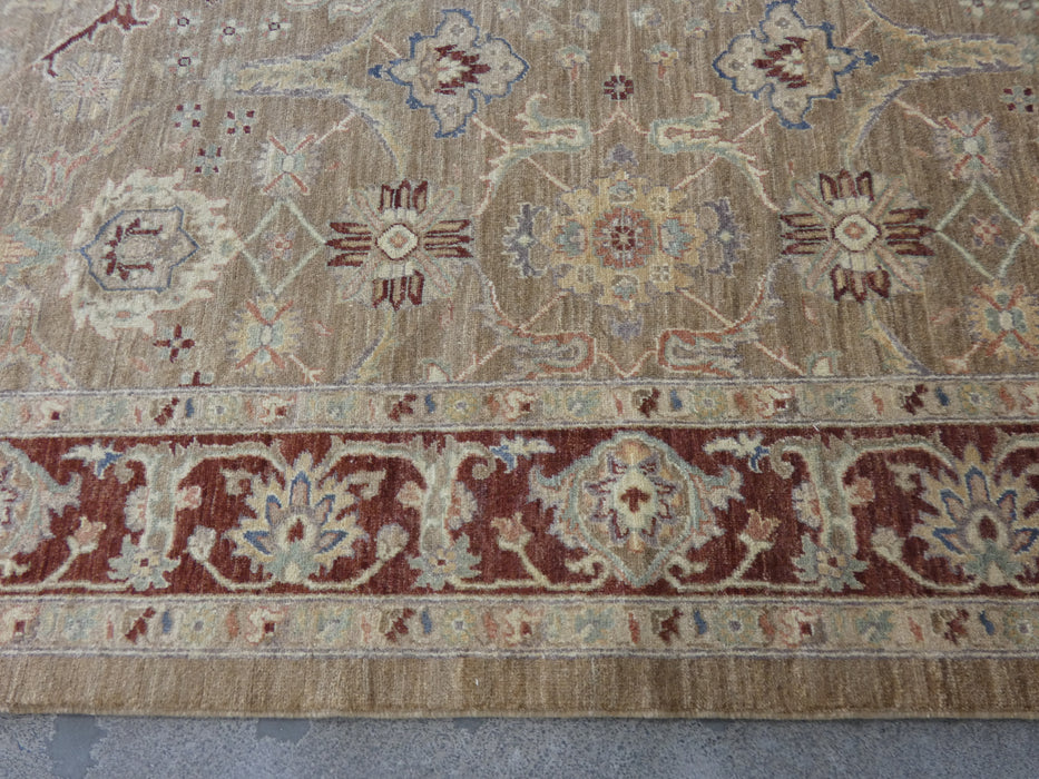 Afghan Hand Knotted Choubi Rug Size: 246 x 201cm - Rugs Direct